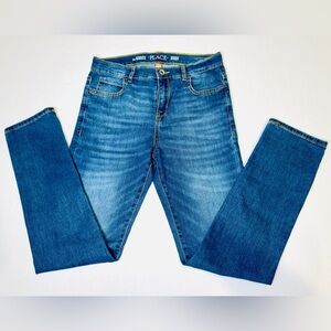 Children’s Place Blue Denim Jeans Stretch Skinny Etroit Youth Size 14 like new!